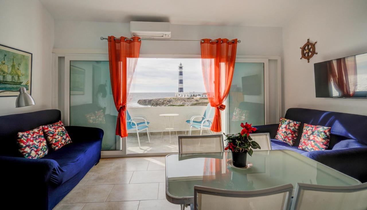 Vista Faro-Apartamento Con Balcon Que Mira Al Mar Cala en Bosch Exteriér fotografie