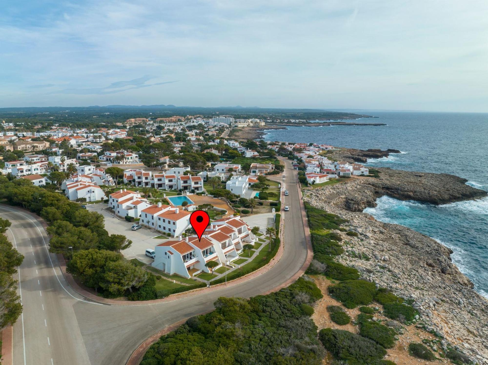 Vista Faro-Apartamento Con Balcon Que Mira Al Mar Cala en Bosch Exteriér fotografie